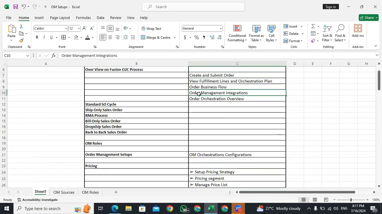 Order Management Demo #oracle #ordermanagement #fusion