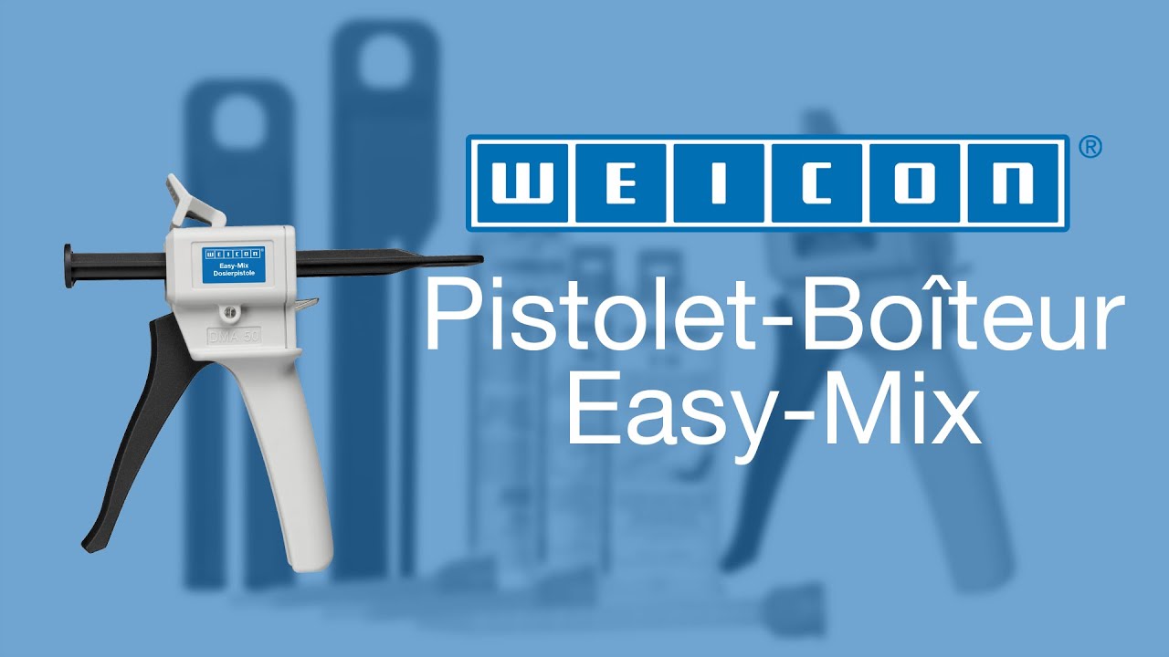 Comment utiliser un pistolet de distribution | Instructions pour le Pistolet-Bo&icirc;teur WEICON Easy-Mix