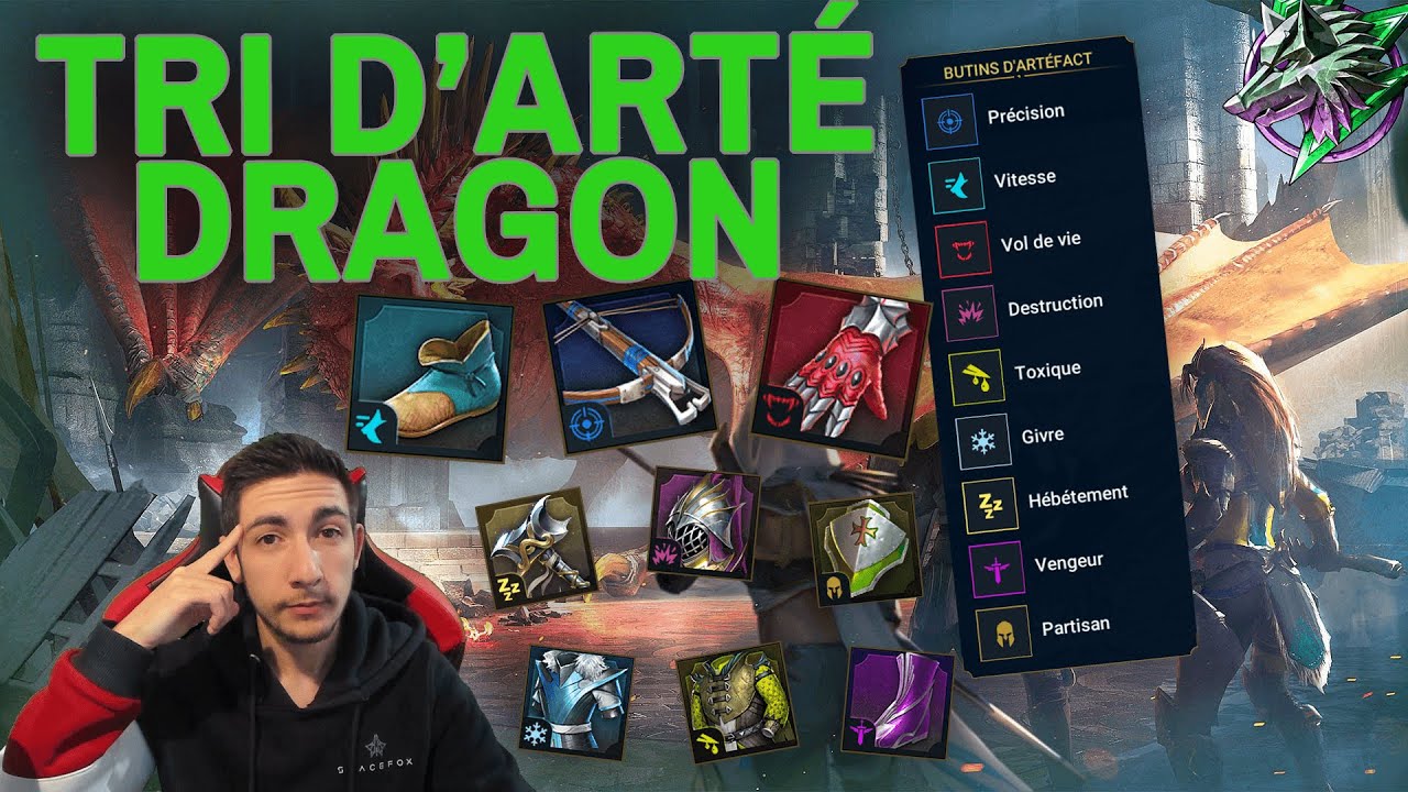 COMMENT TRIER SES ARTEFACTS, DRAGON [Raid Shadow Legends FR]
