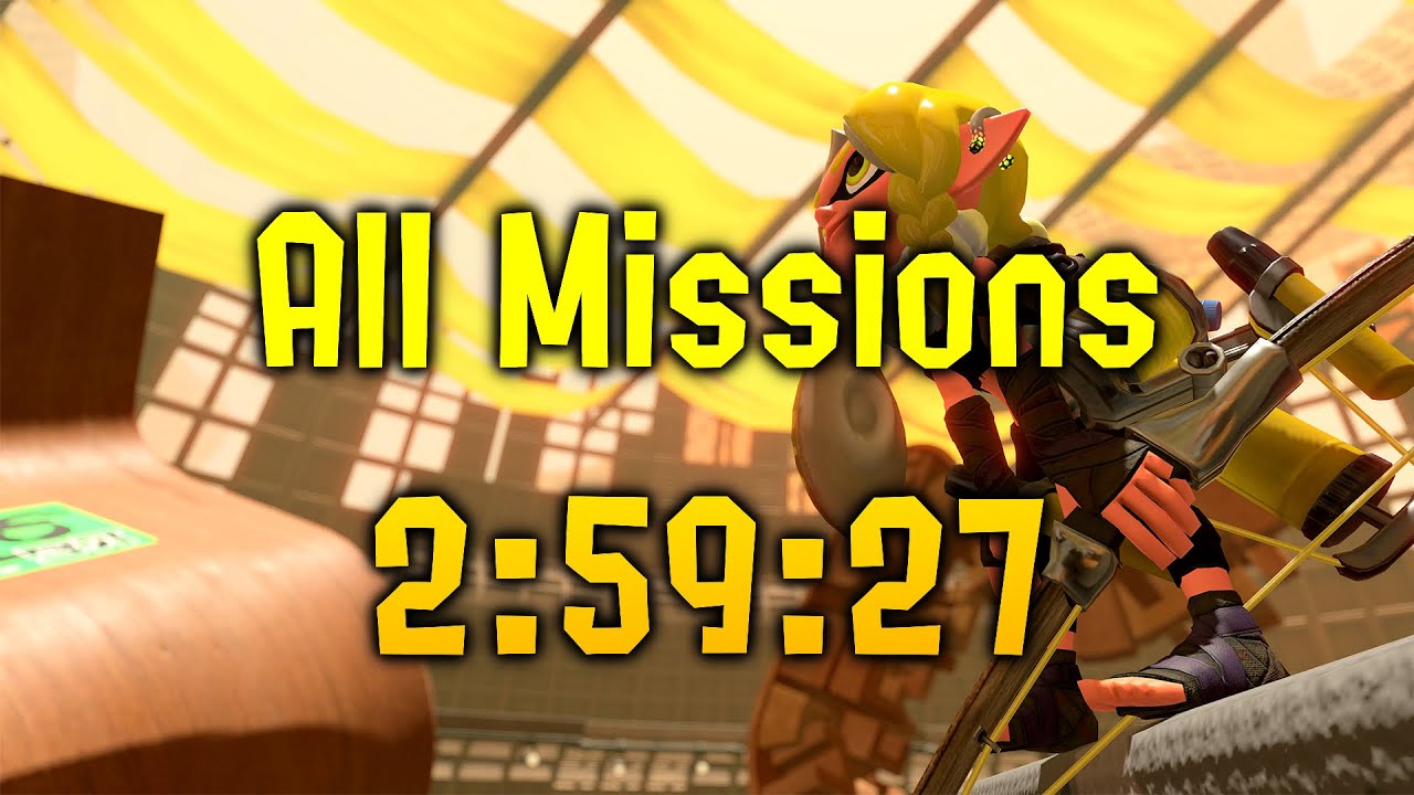 First Sub 3 All Missions - WR in Splatoon 3 All Missions