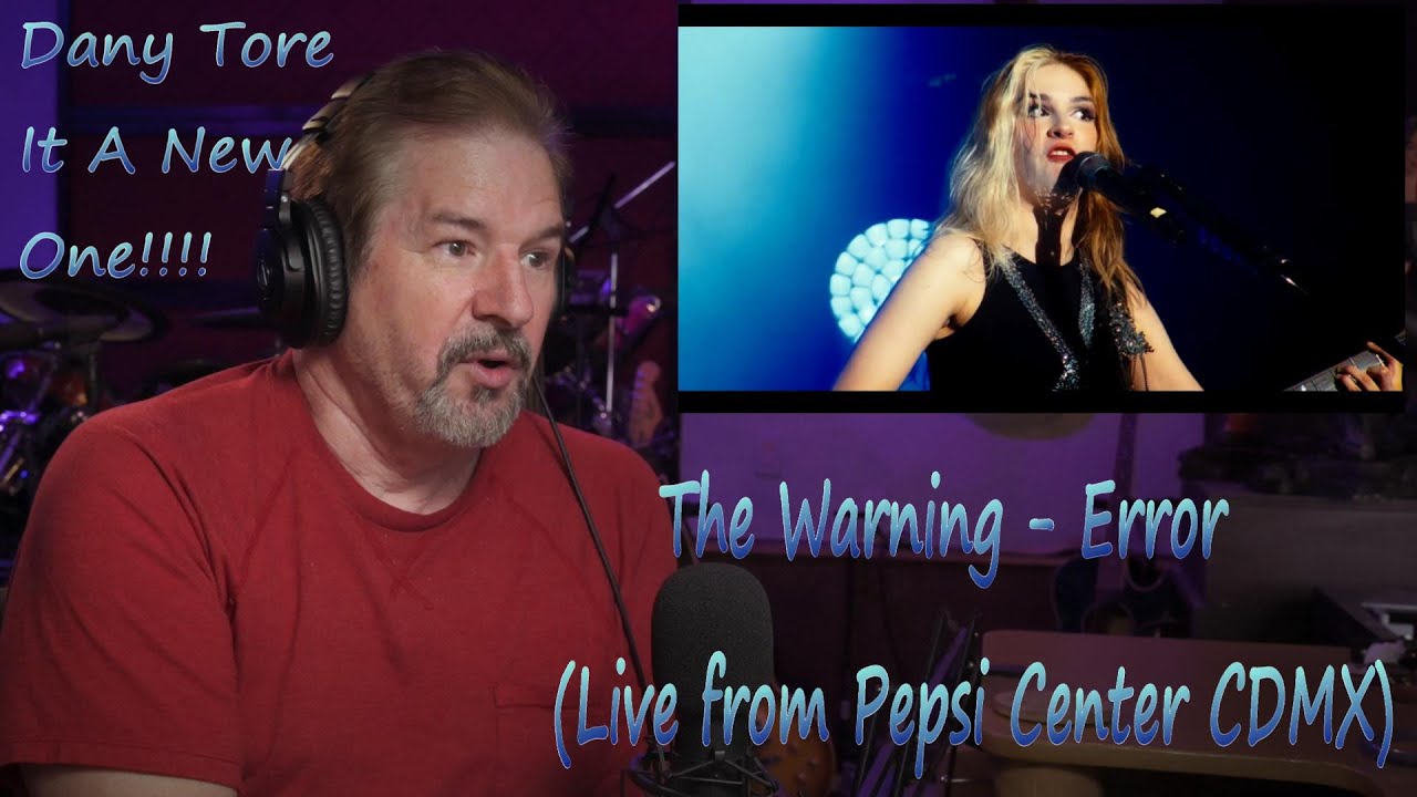 Renaissance Man Reaction/Analysis to The Warning - Error (Pepsi Center CDMX) Pure Rock!