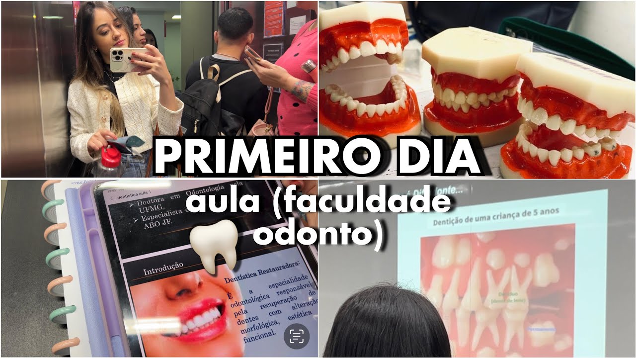ODONTOLOGIA 🦷 | PRIMEIRO DIA DE AULA FACULDADE DE ODONTOLOGIA
