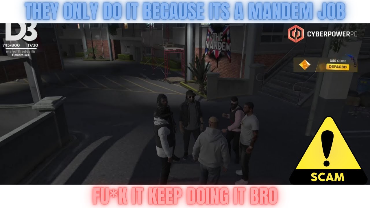 MDM talk about Matt scamming people on jobs | GTA RP | Mandem | NoPixel |