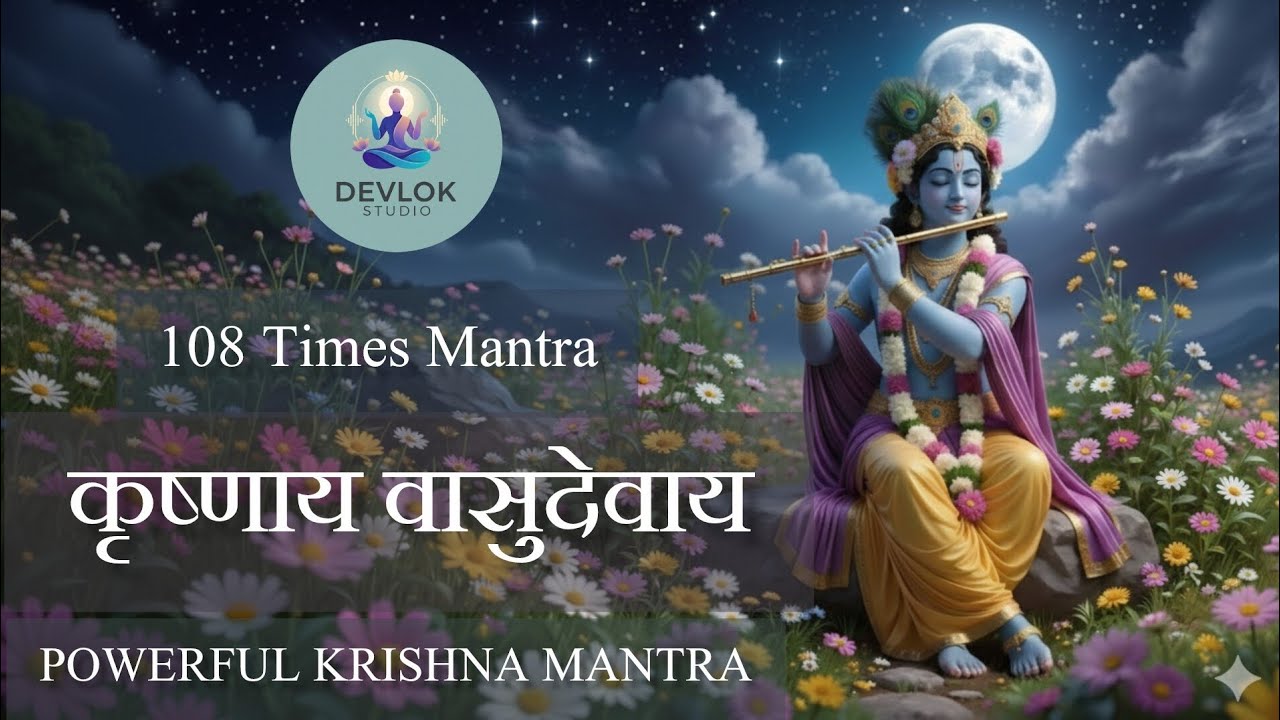 Heal Your Heart with Krishna | Krishnaye Vasudevay Mantra 108 Times
