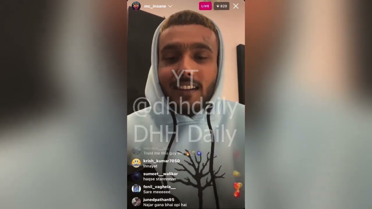 MC Insane Live | MC Insane talking about MC Stan's Comment.