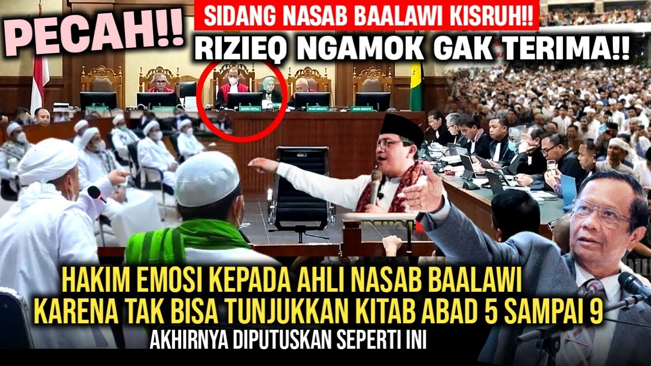 🔴RIZIEQ NGAMUK GAK TERIMA!! NASAB BAALAWI BERHASIL DIGUGAT PARA ULAMA PRIBUMI