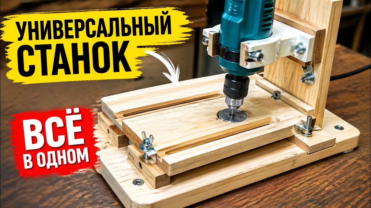 Самодельный УНИВЕРСАЛЬНЫЙ станок для дома.id Timo