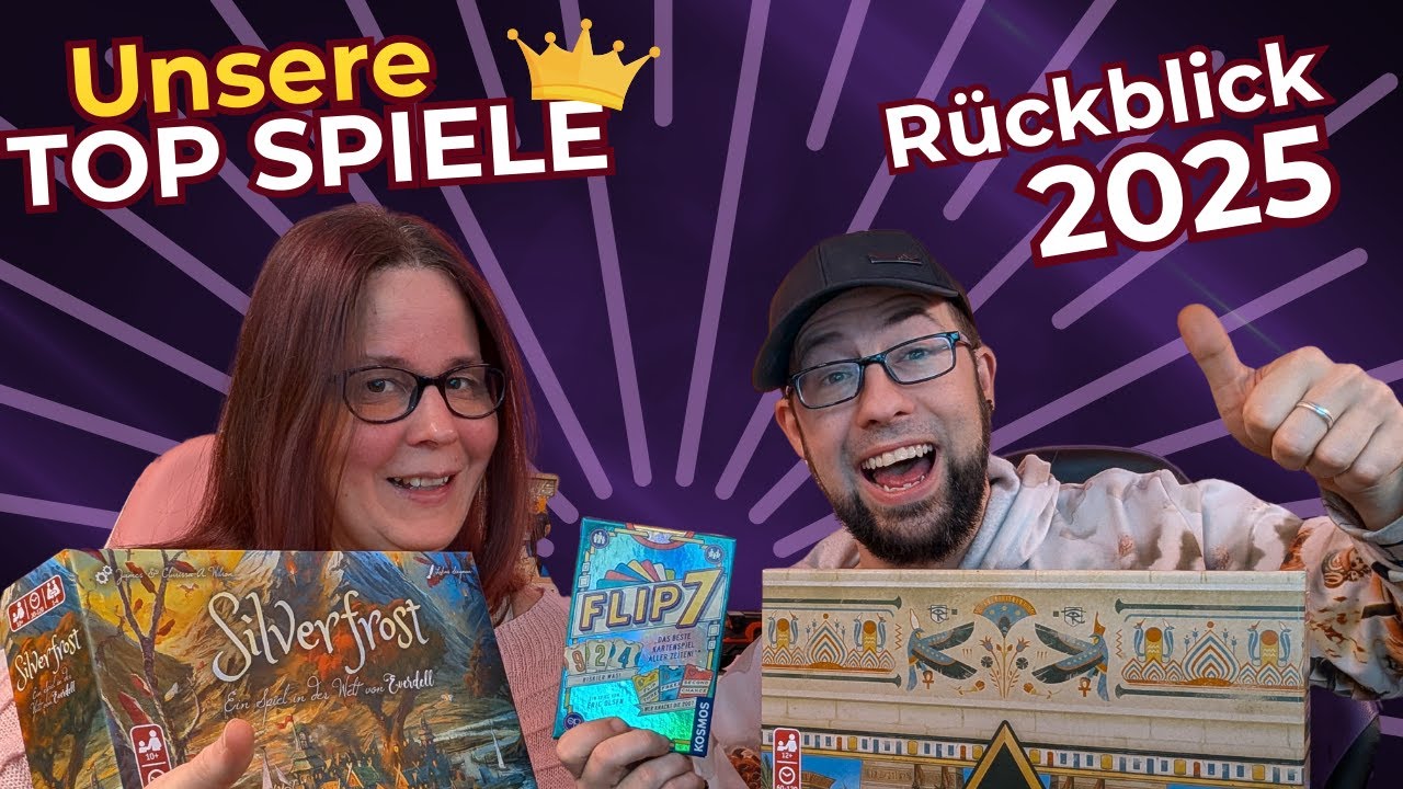 Brettspiel-Jahresr&uuml;ckblick 2025 🎲 Unsere Top 3 Spiele in allen Kategorien