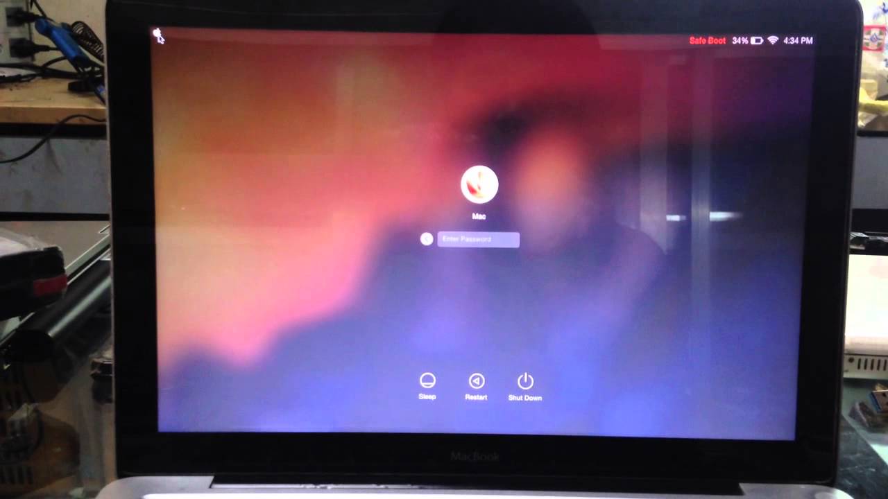 how to fix safe boot on mac