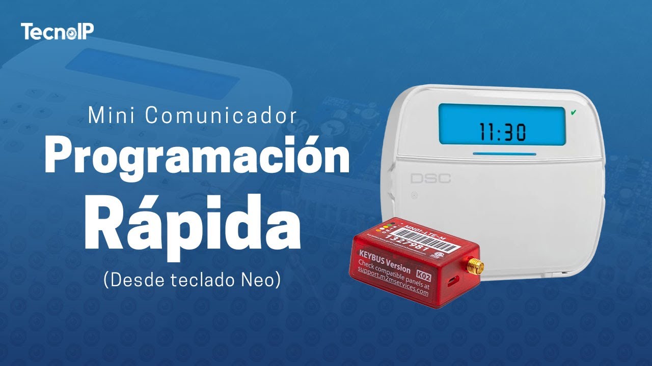 Configura tu Panel NEO con Comunicador Mini MN01LTEM paso a paso ✅🔧