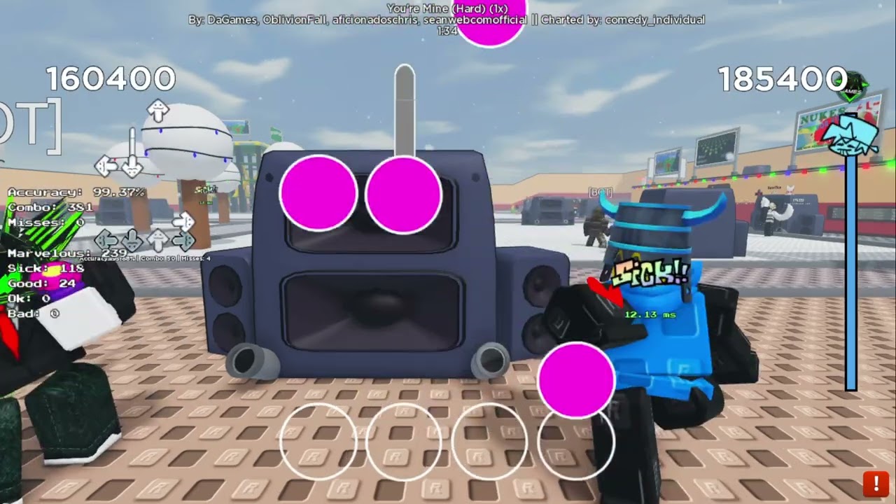 Friday night bloxxin' You're mine - 98.95%