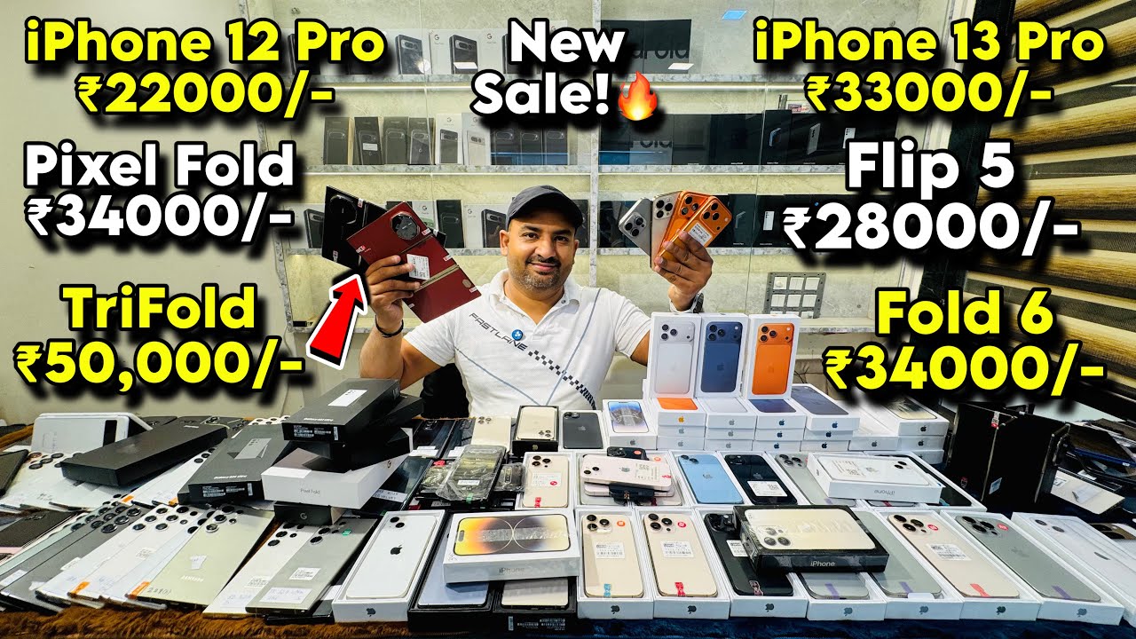 Biggest iPhone Sale Ever🔥| Cheapest iPhone Market | Second Hand Mobile | iPhone 15 Pro iPhone 16 