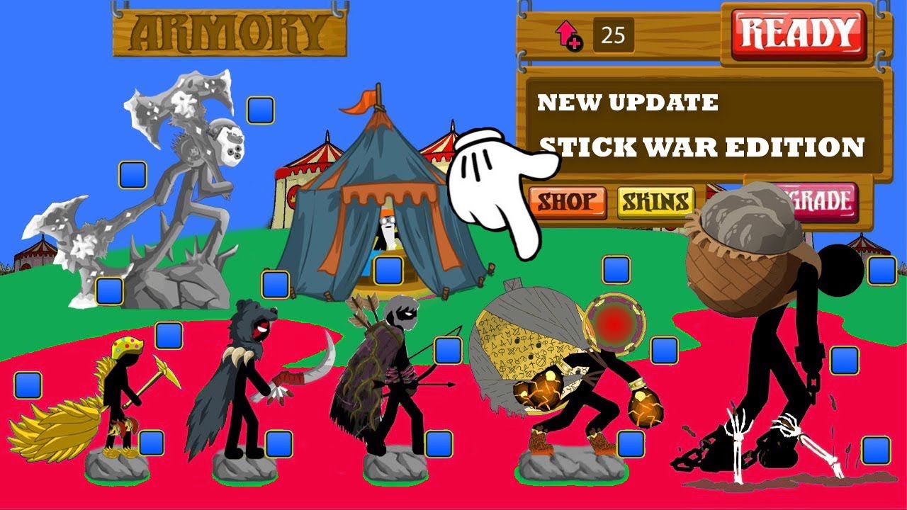 New Update + Max Upgrade Army Stick WarEdition - HACK STICK WAR LEGACY 