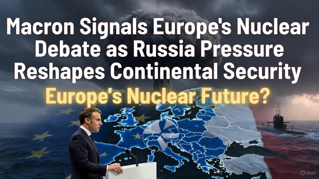 Macron's Shocking Plan to Extend FRANCE's Nuclear Umbrella to EUROPE