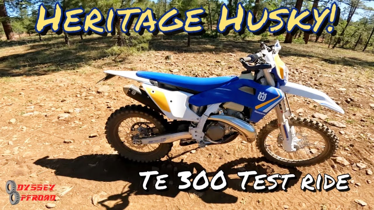 Test ride 2025 Husqvarna Te 300 Heritage edition