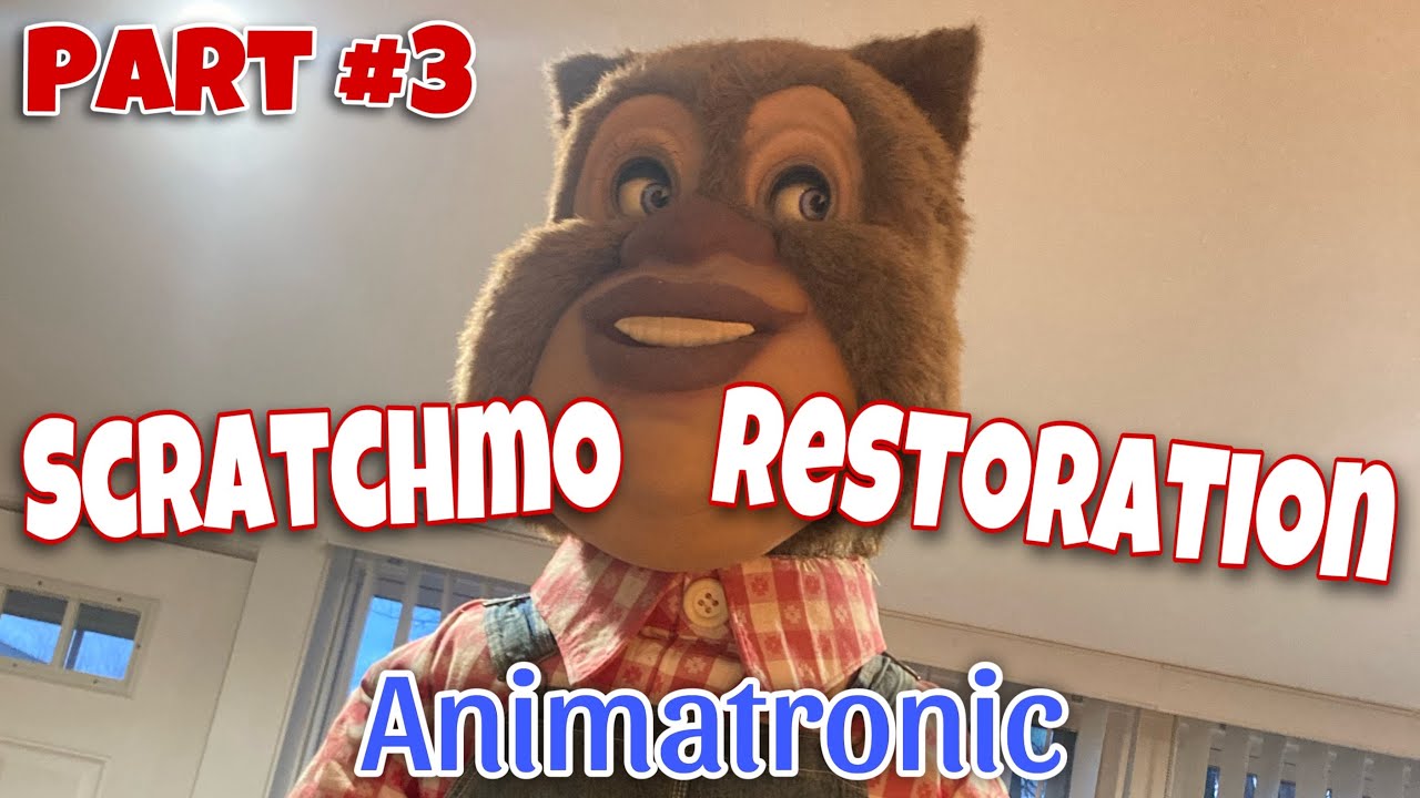 Scratchmo Animatronic Restoration! Part #3 | Mask / Trumpet | Daniel and the Dixie Diggers