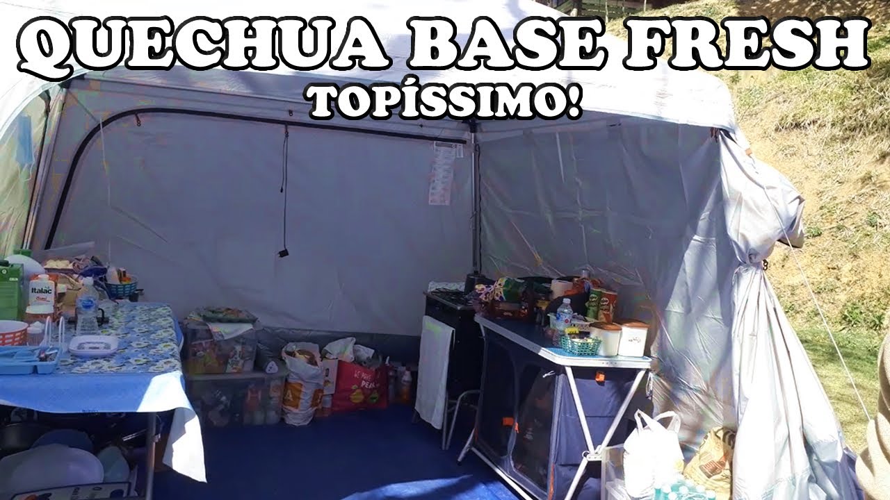 OLHA essa COZINHA DE CAMPING com BASE FRESH da QUECHUA