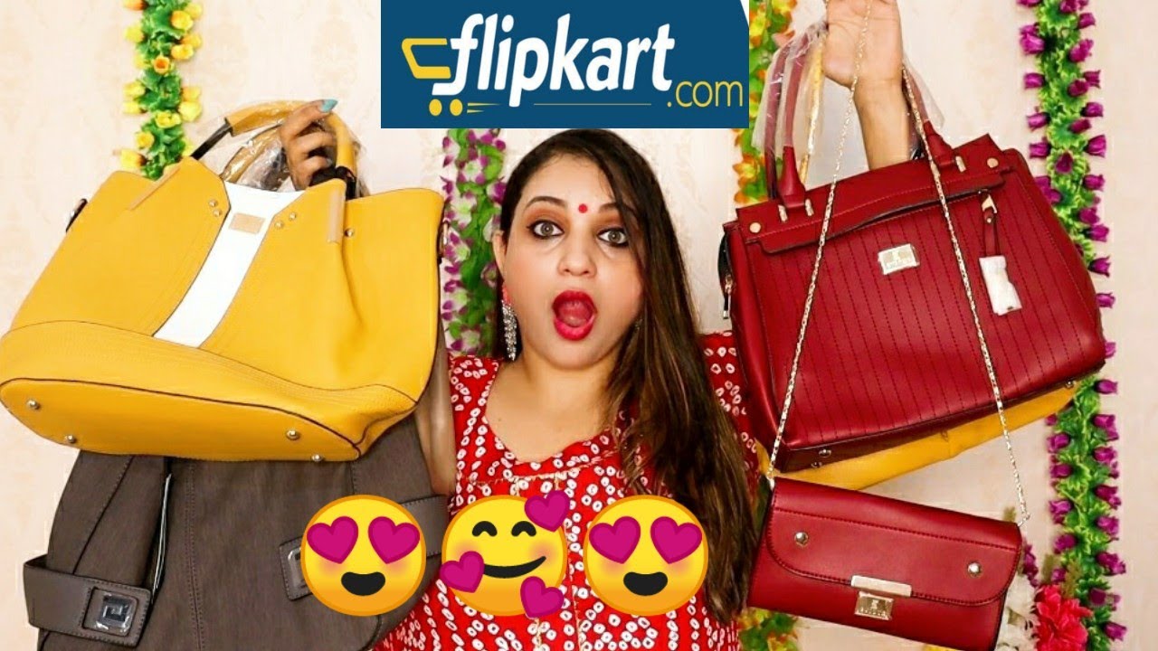 💕 Amazon bag hauls💕upto 70% off😘Flipkart bag Haul💕Online shopping Review With kinjal💕
