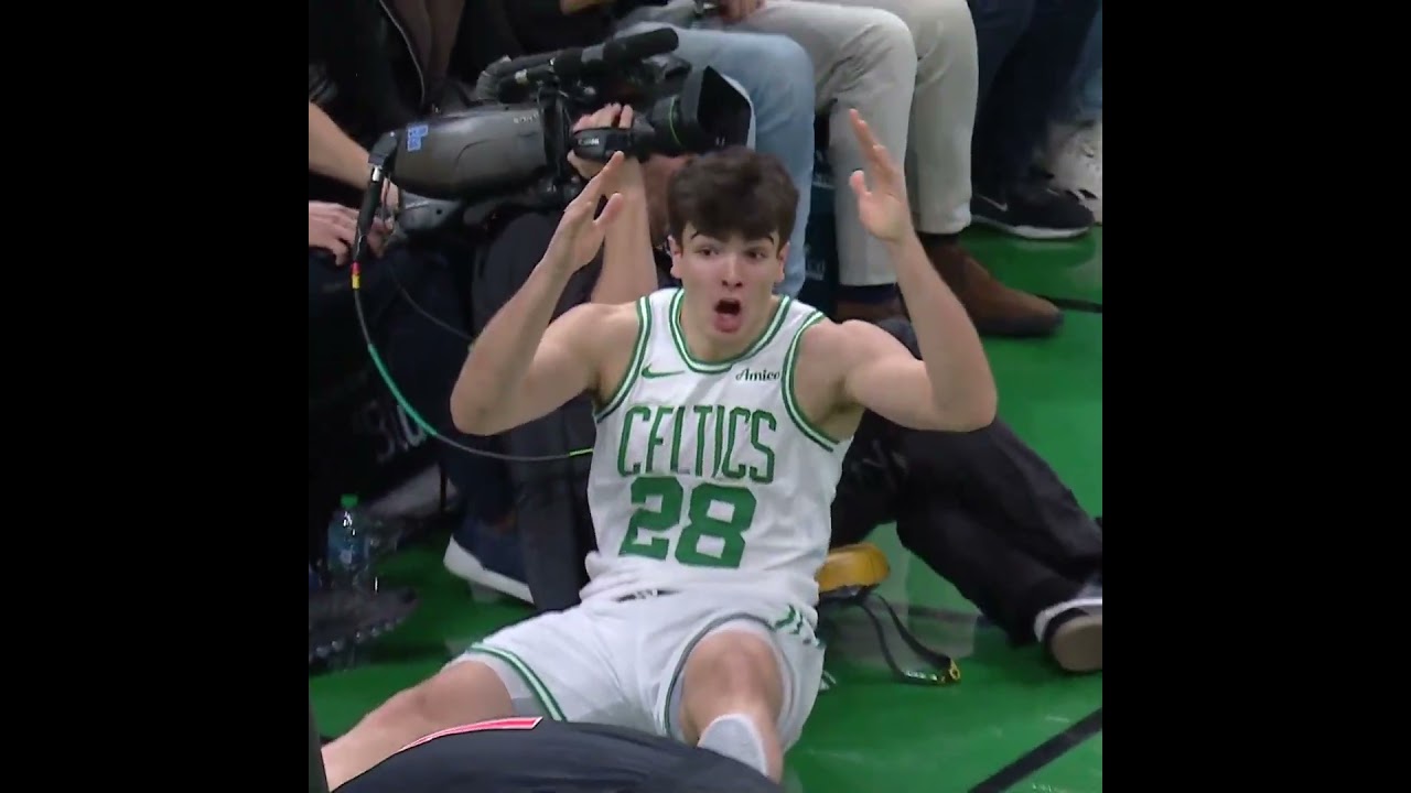 HUGO GONZALEZ WHAT A BLOCK 😤Hugo&rsquo;s reaction is priceless 🚫 Raptors vs Celtics