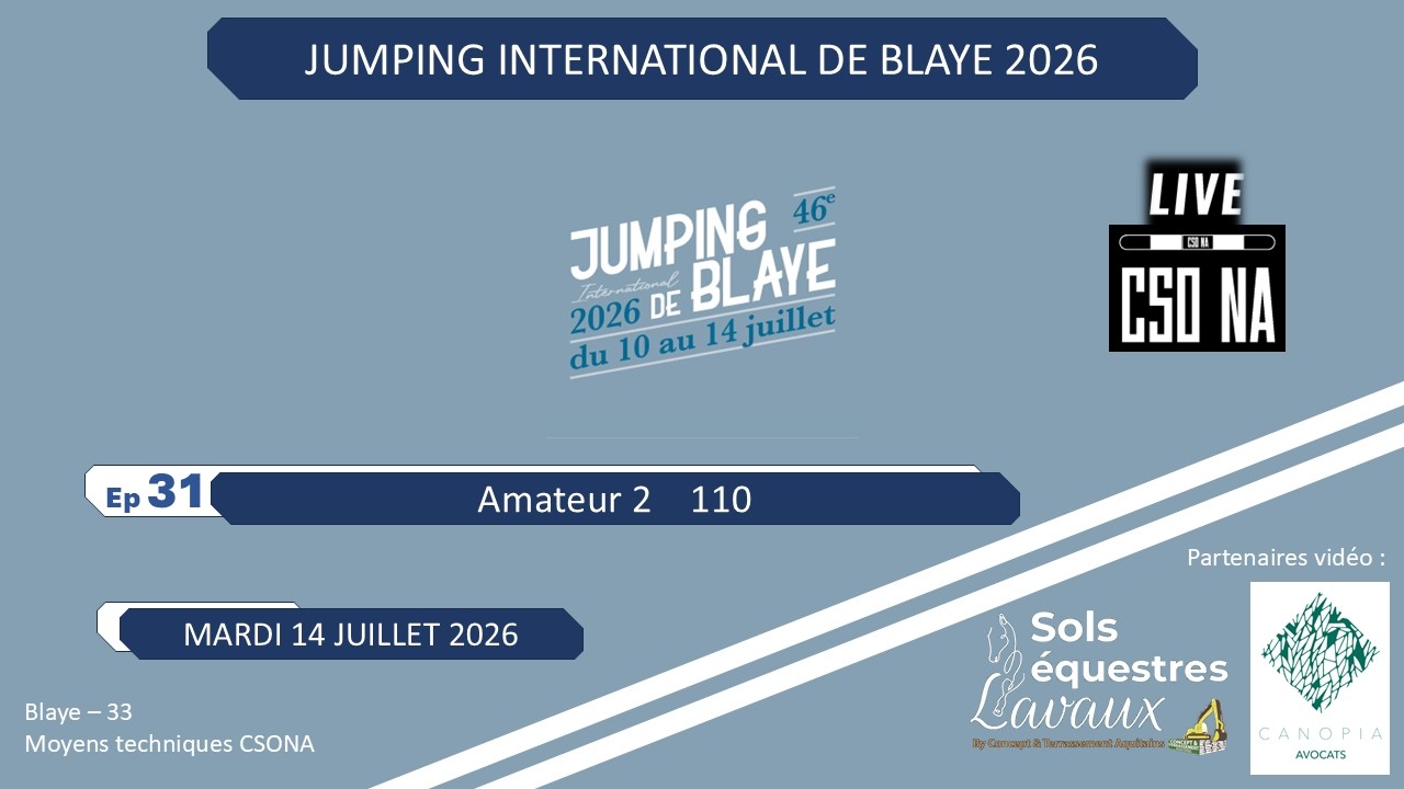 Jumping Blaye 2026 - Ep31 Amateur 1 110