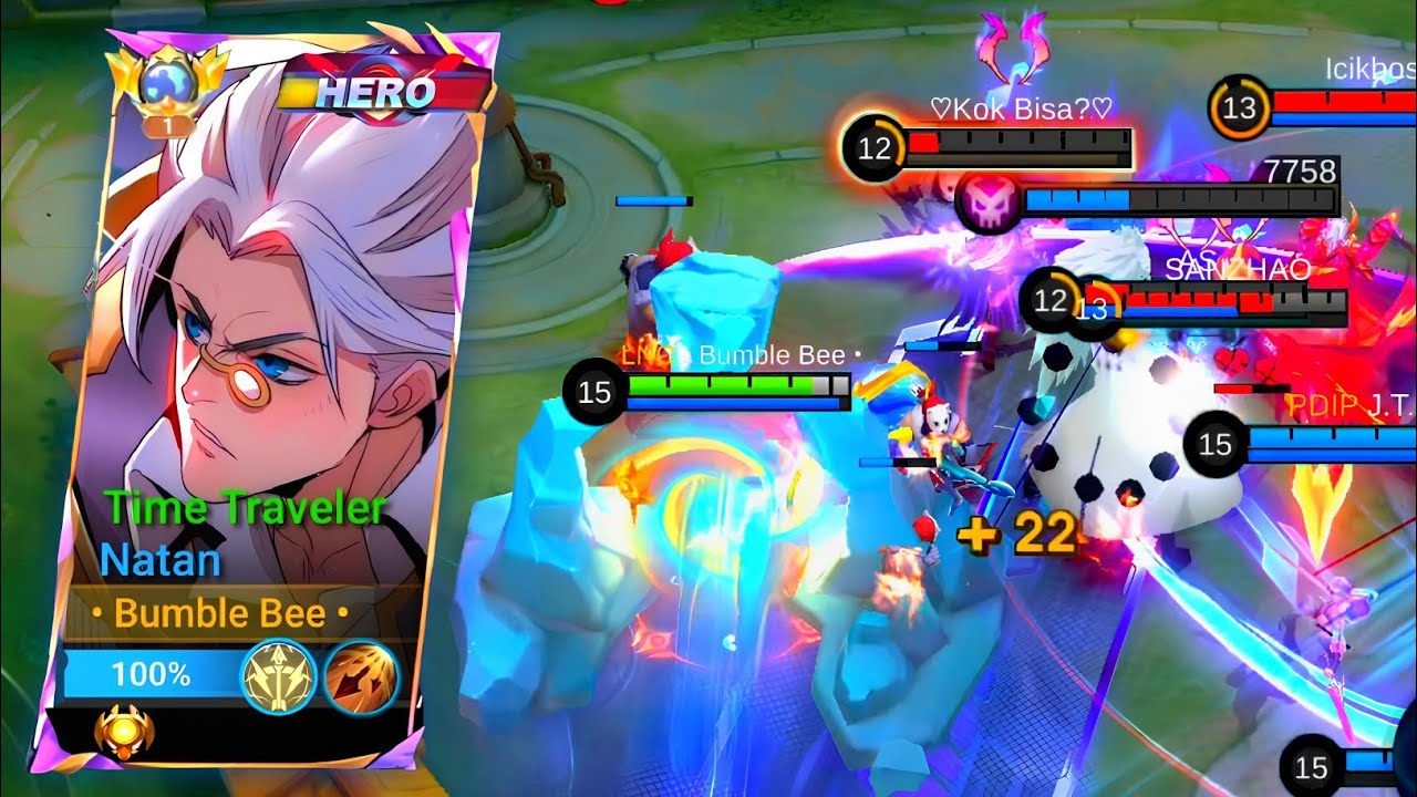 NATAN MEMBANTAI HERO META TEMBUS SEMUA SAMPAI TAK BERKUTIK - MABAR BARENG SUBSCRIBER