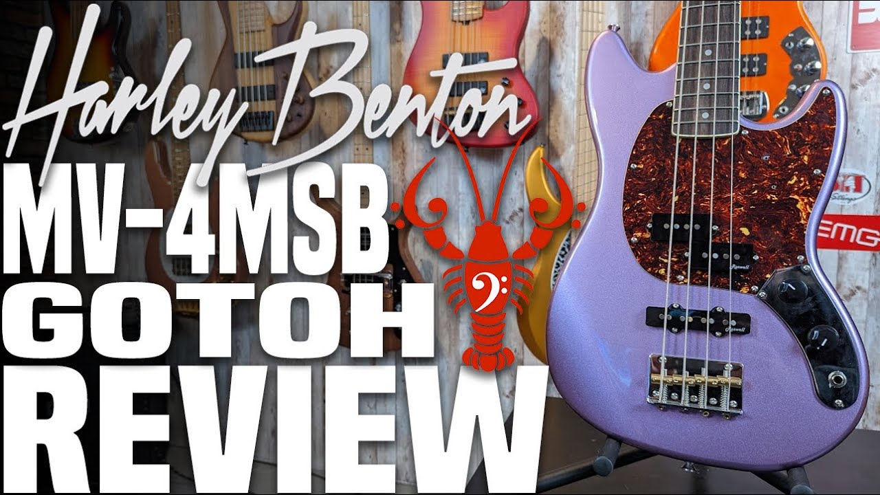 Harley Benton MV-4MSB Gotoh - This Marvelous Mustang is Missing Something... - LowEndLobster Review