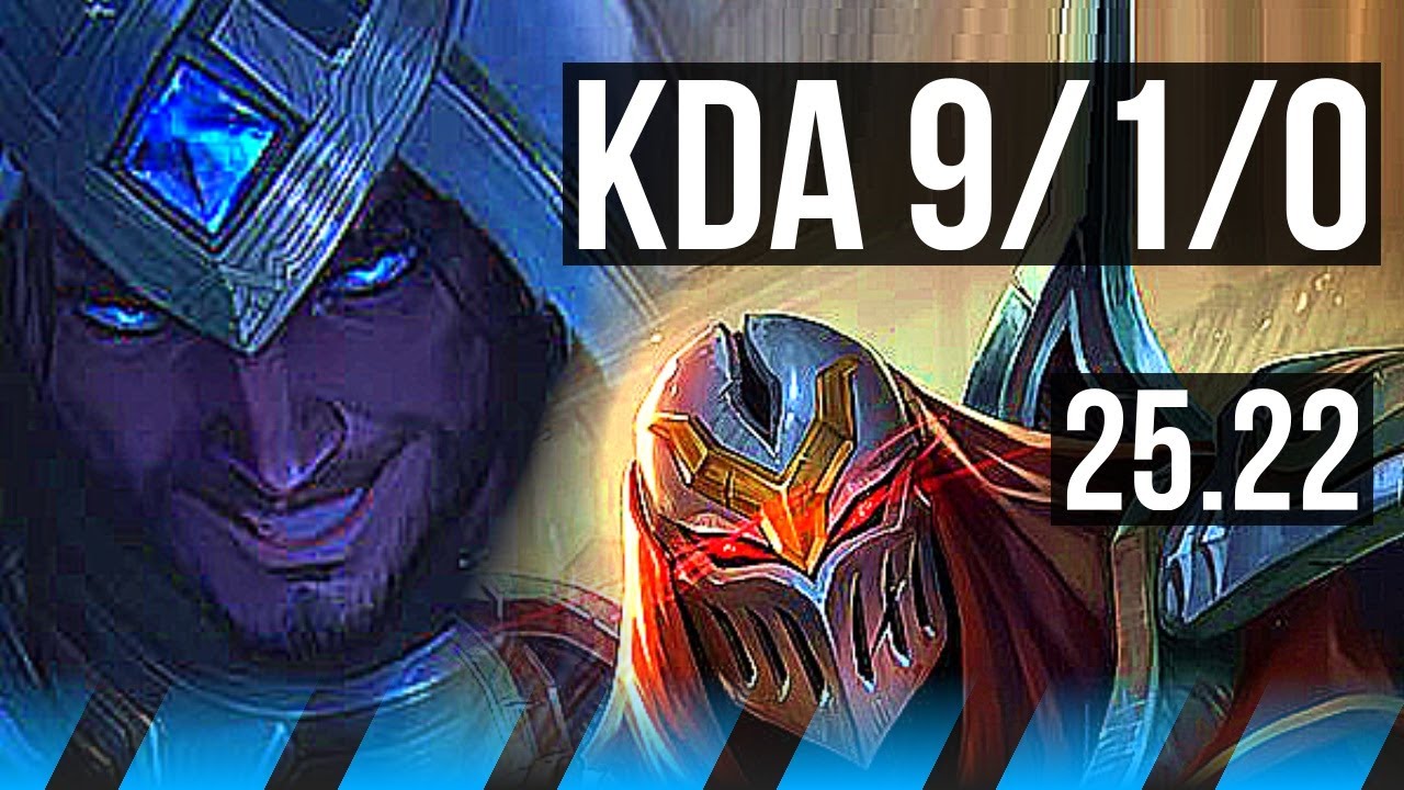SYLAS vs ZED (MID) | 7 solo kills, 9/1/0 | KR Master | 25.22