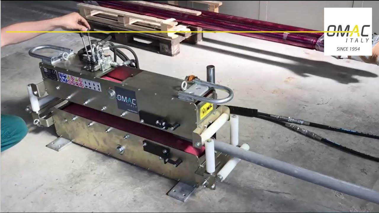 Cable-pusher machine by Omac Italy