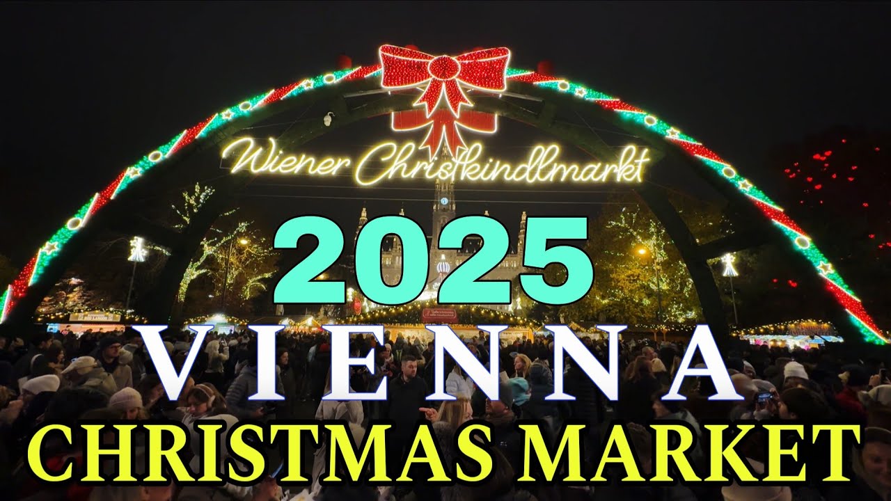 Vienna Christmas Markets 2025 🇦🇹 Rathausplatz Walking Tour