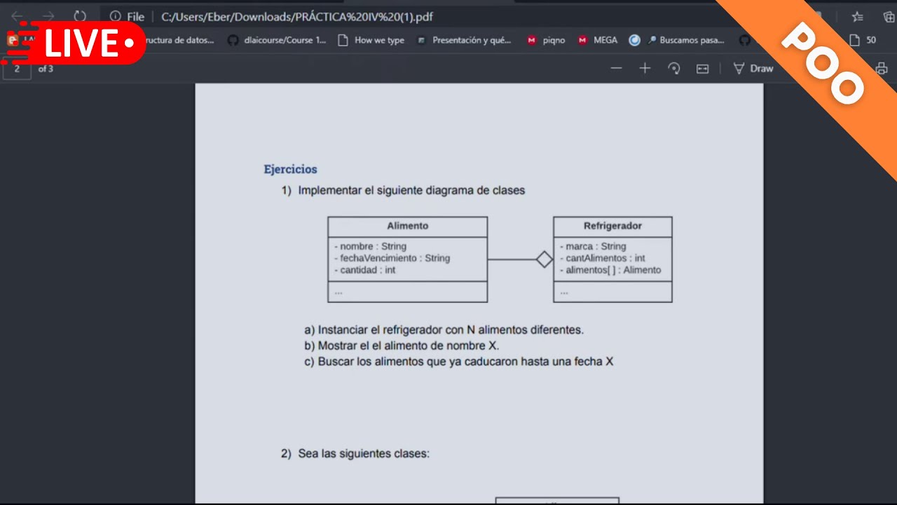 Resolviendo practica de agregación | POO