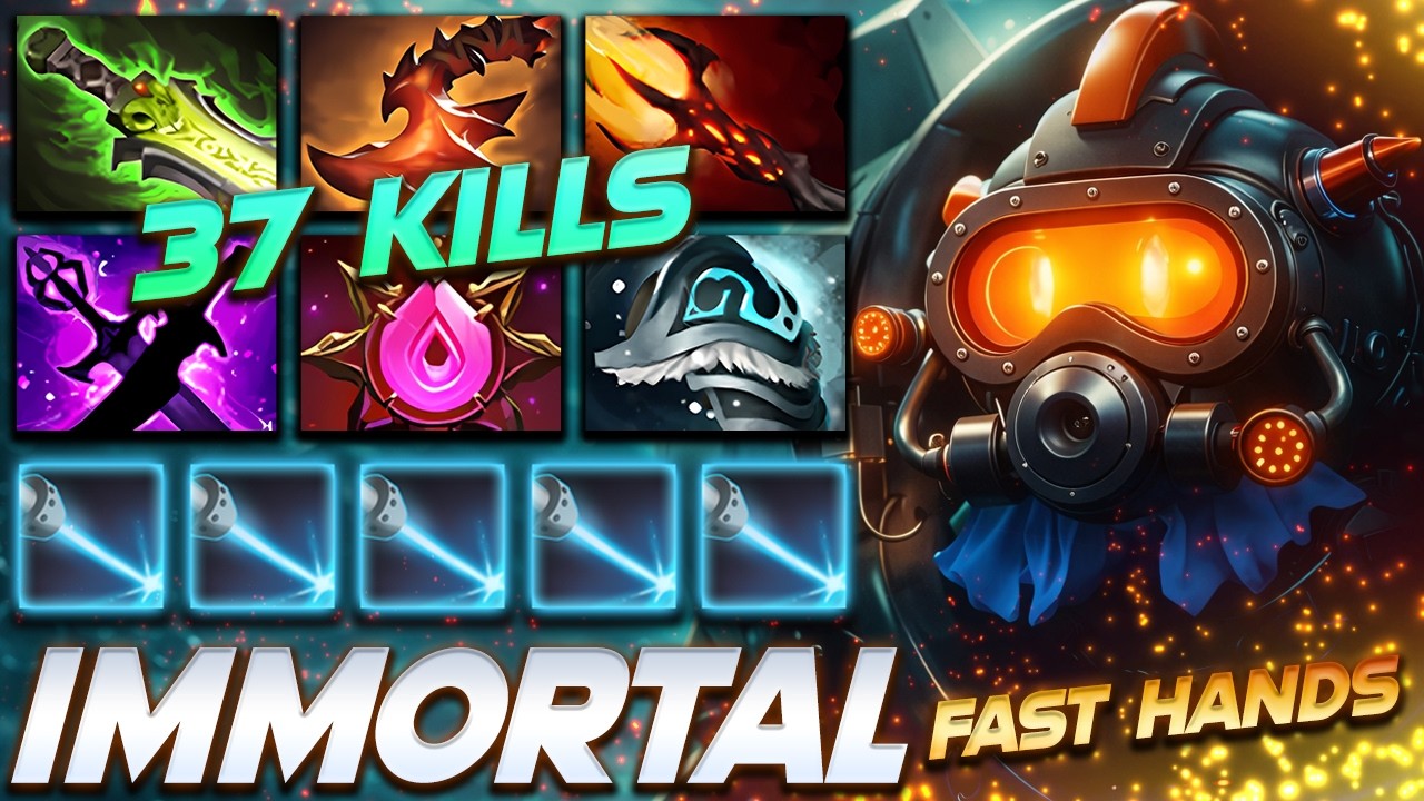 TINKER 37 FRAGS FAST HANDS - Dota 2 Pro Gameplay [Watch & Learn]