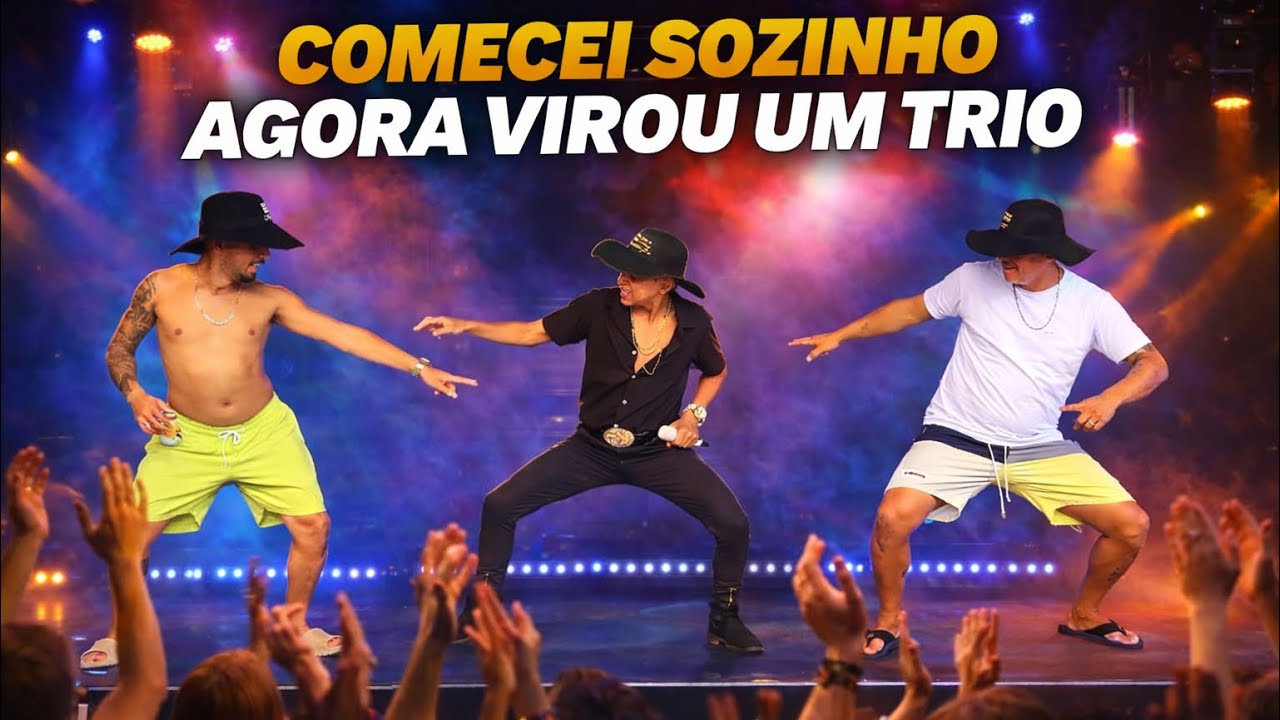 COMECEI SOZINHO AGORA VIROU UM TRIO 