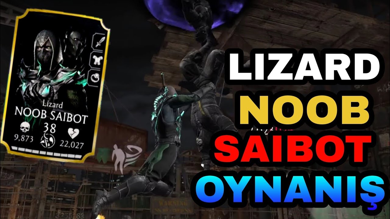 BU GÜÇ NE BÖYLE😳 | Lizard Noob Saibot Oynanış | Mk Mobile