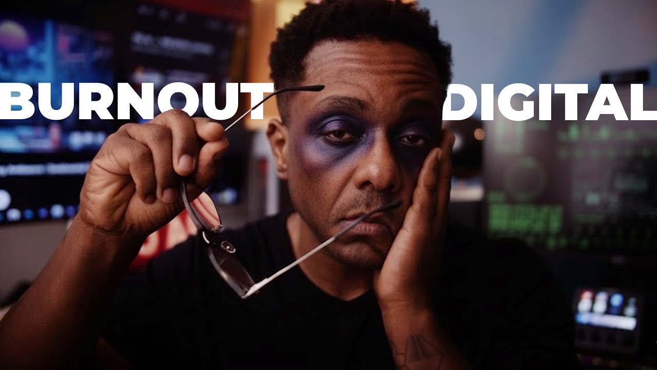 &ldquo;Burnout Digital | Quando criar conte&uacute;do vira exaust&atilde;o.&rdquo;