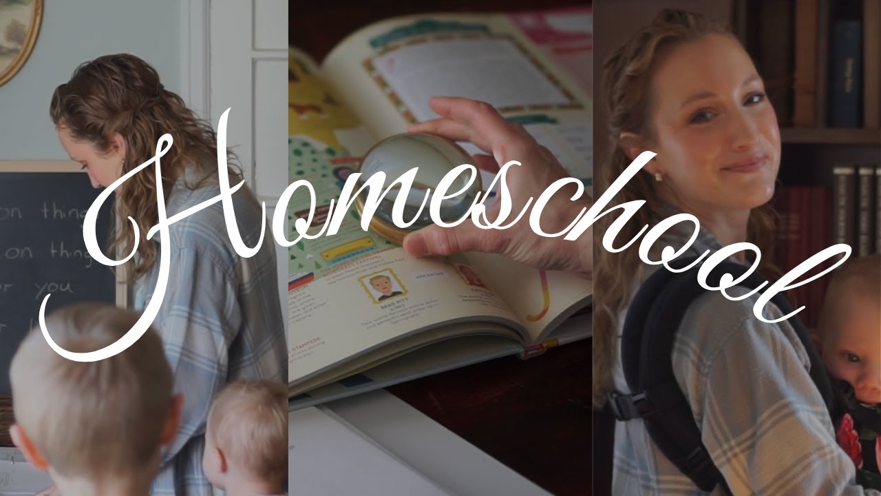 Homeschool With Us, Our Current Morning Rhythm , Library Haul, VLOG
