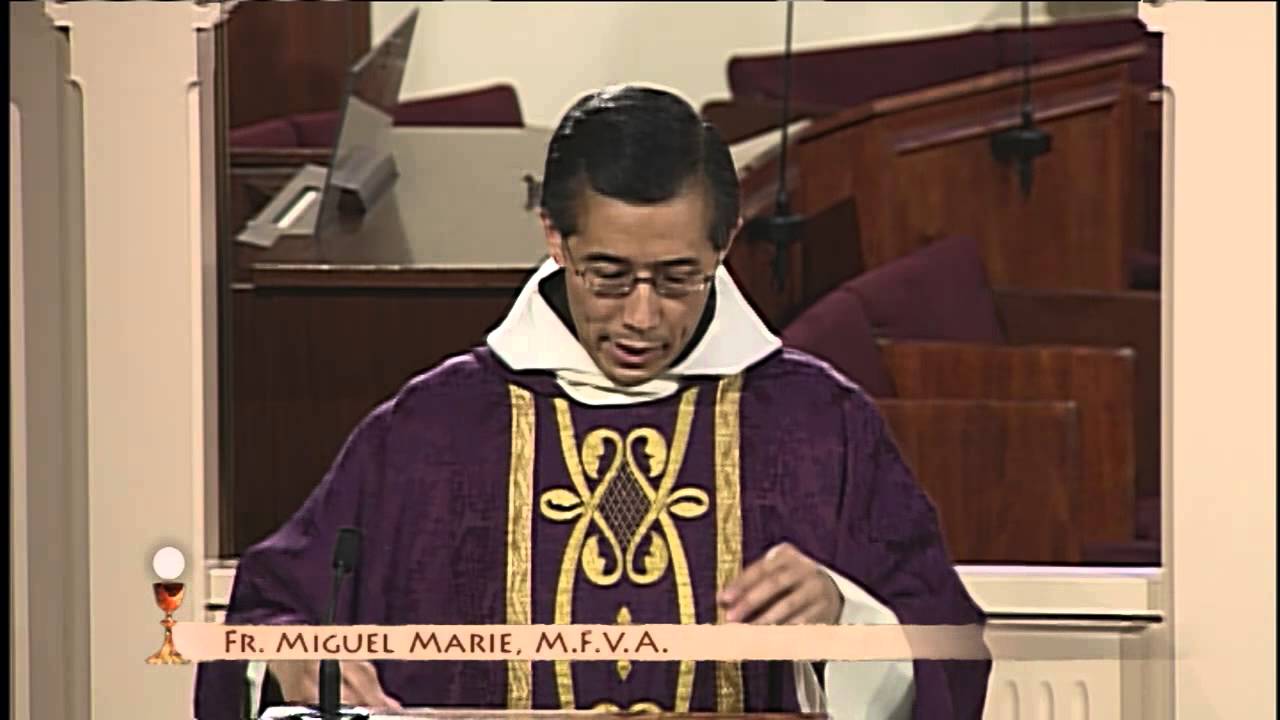 EWTN Sunday Catholic Mass - 2015.3.1 - Fr. Miguel Marie