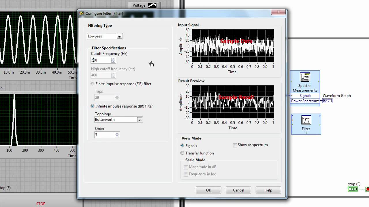 Real-time Signal Processing and Analysis on Measurement Data