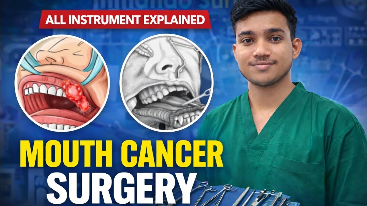 Commando Surgery (Mouth Cancer) | Instruments & Tools Explained