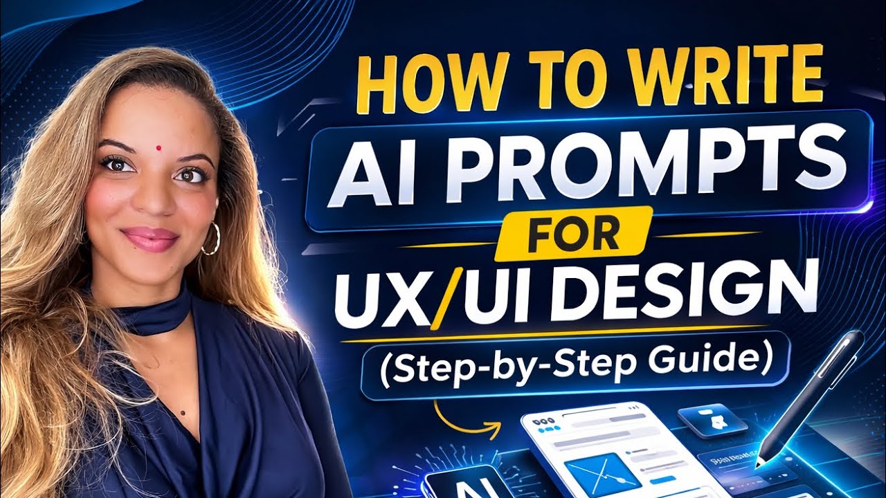 How to Write AI Prompts for UX/UI Design (Step-by-Step Guide)