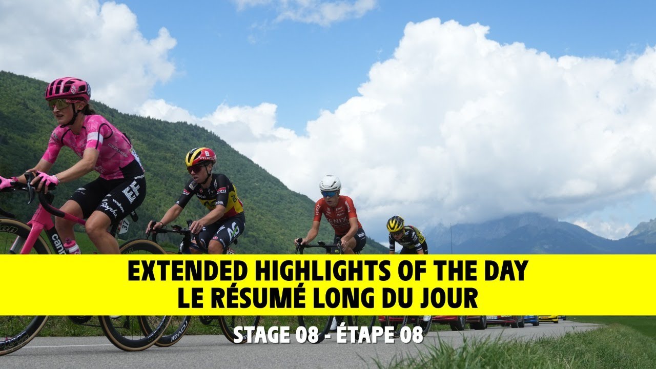Extended Highlights - Stage 8 - Tour de France Femmes avec Zwift 2025