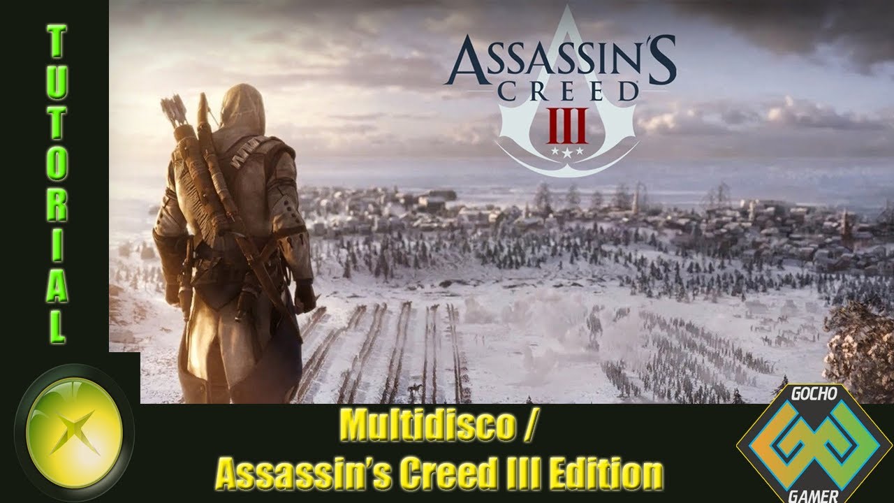 #Tutoriales Multidisco Assassin's Creed 3 Edition XBOX 360 RGH #Gochogamer