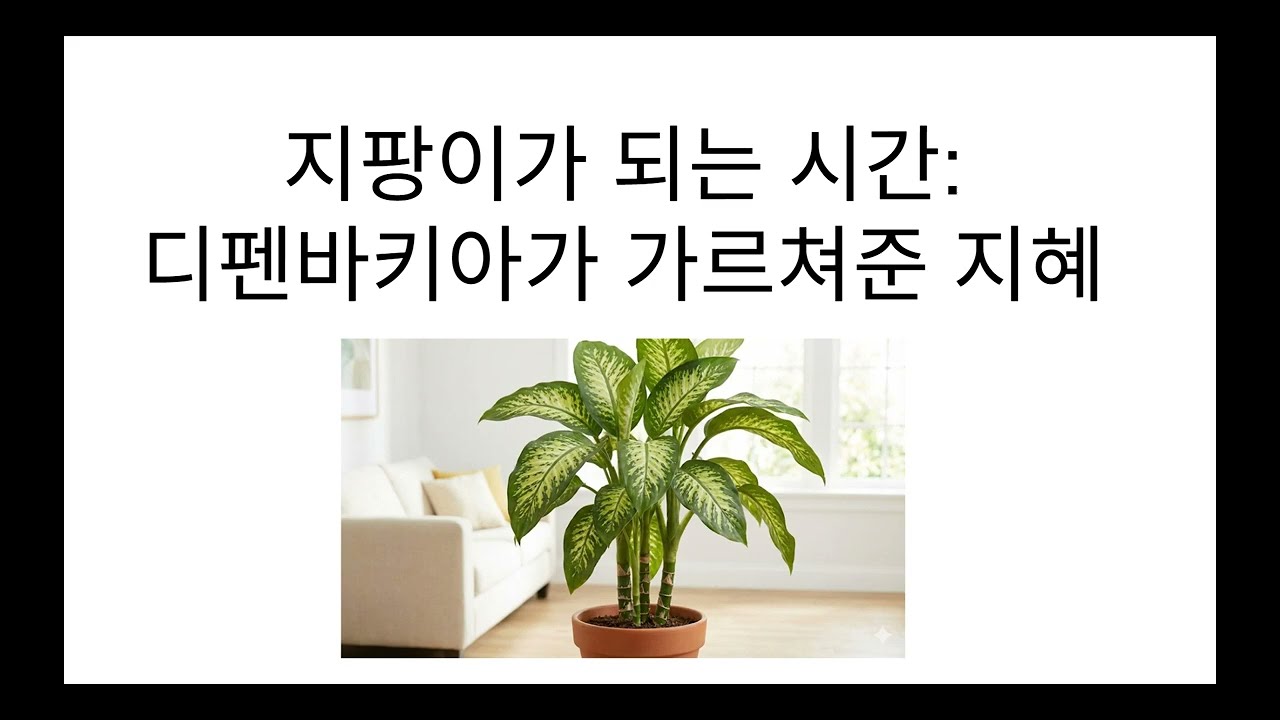 지팡이가 되는 시간