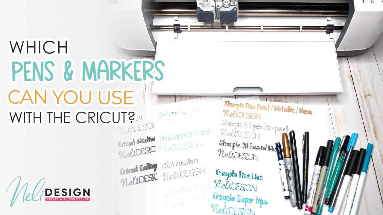 Use the pens and markers you already have at home with your Cricut and this budget friendly solution