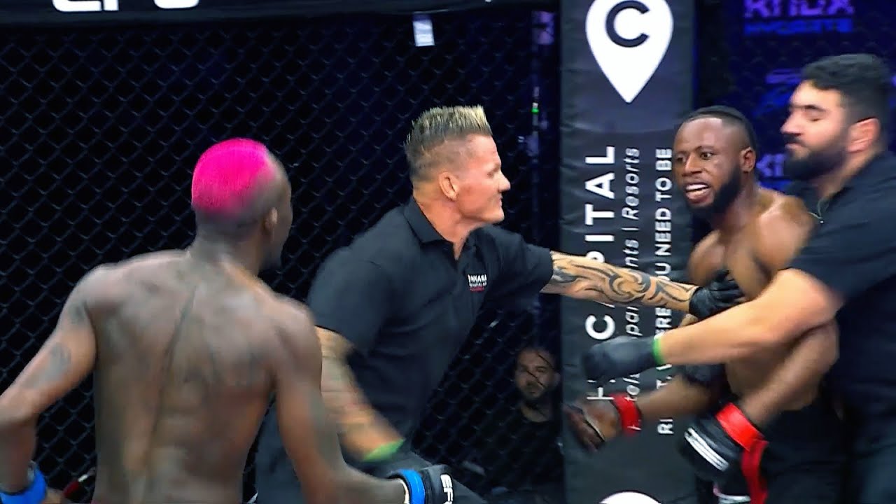 Всё началось на EFC 128! Аянда Зване против Роберто Миябы. Полный бой.
