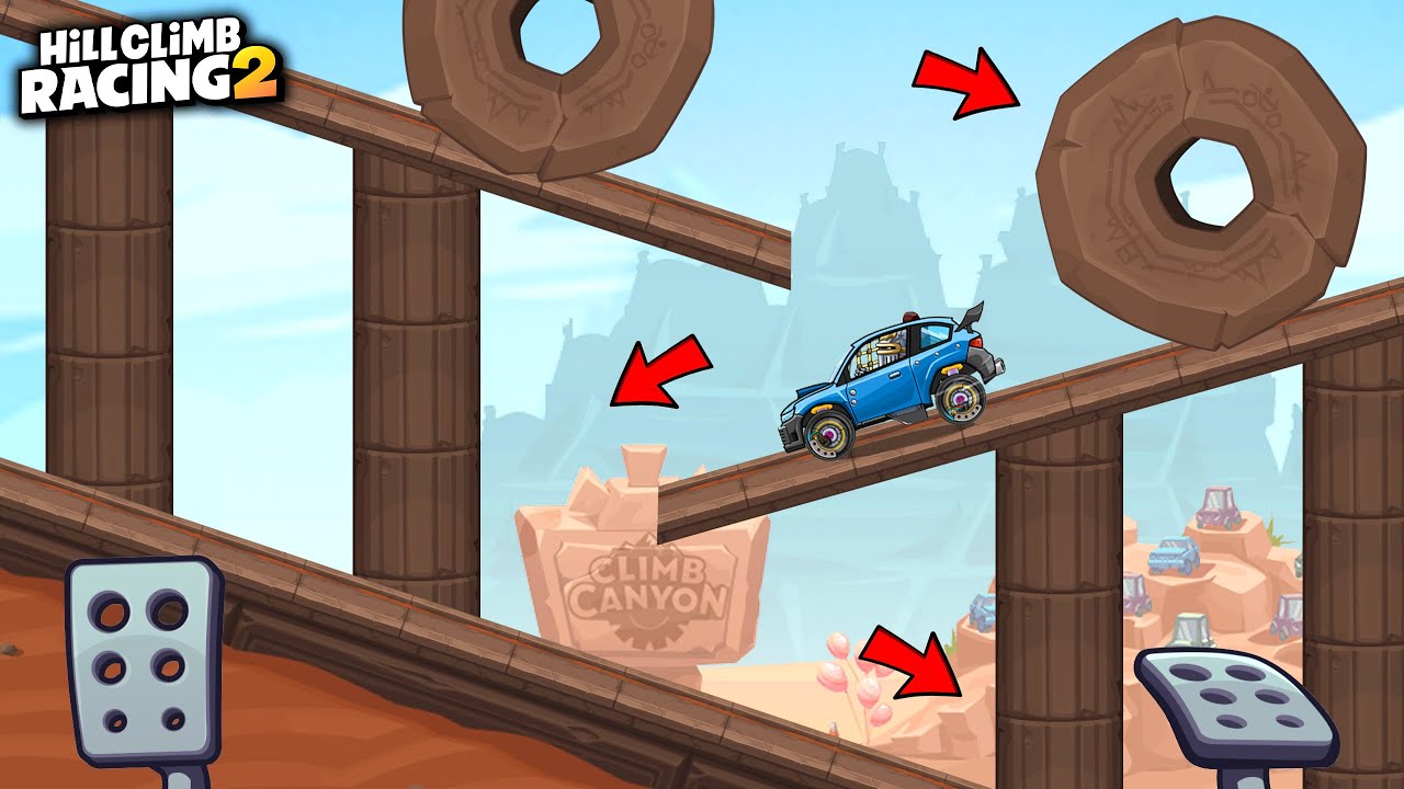Hill Climb Racing 2 - ARENA 14999m on Rally Car Walkthrough
