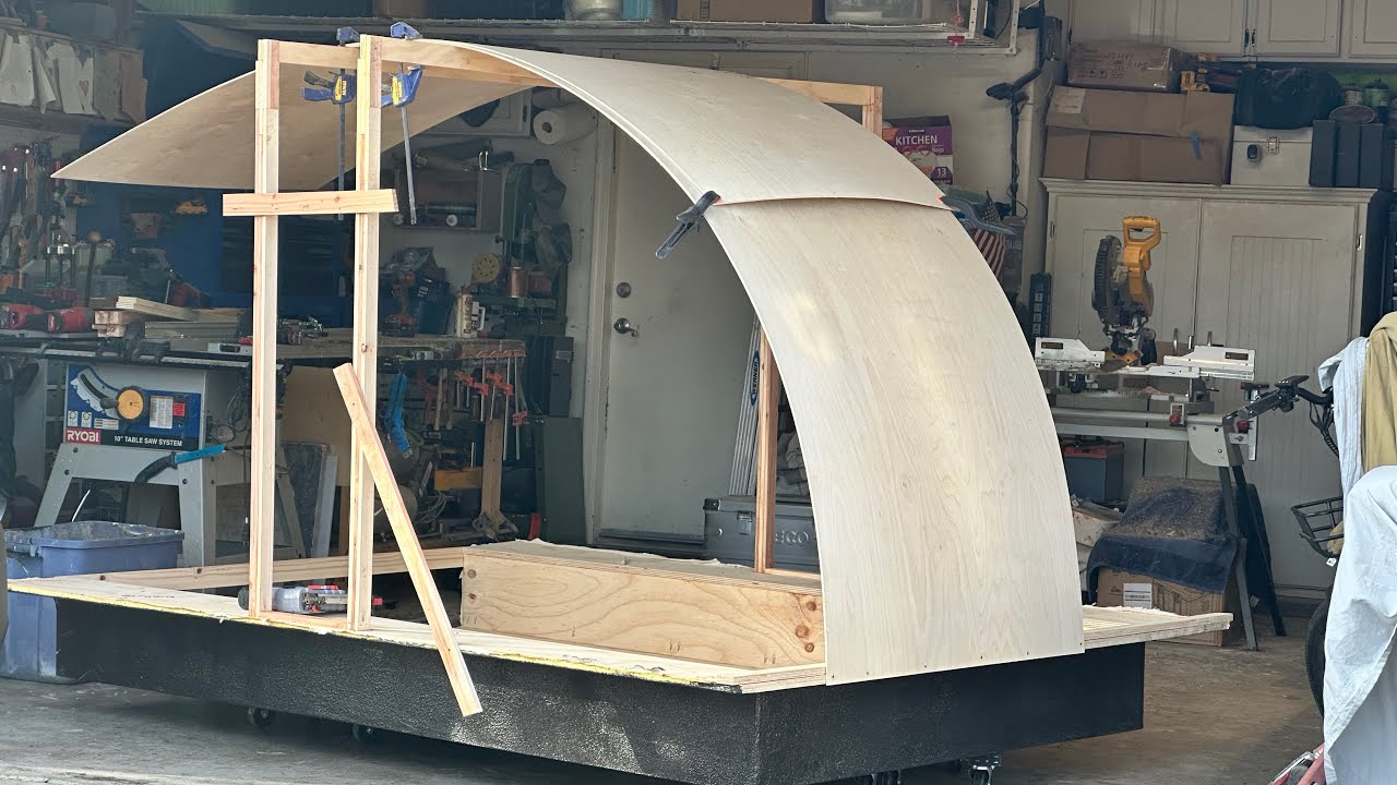 I Built This Camper In My Garage | Start To Finish Time-Lapse