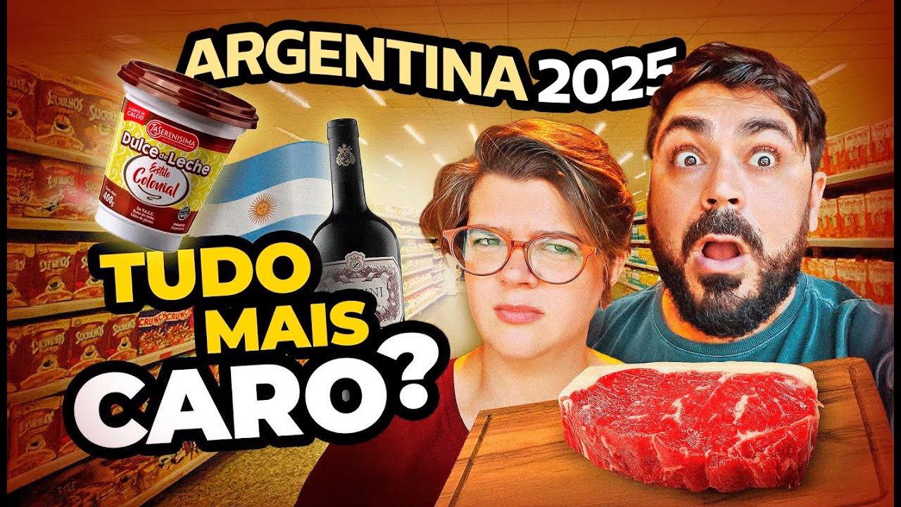 Supermercado na Argentina ( Buenos Aires 2025) - Tudo caro na Argentina!