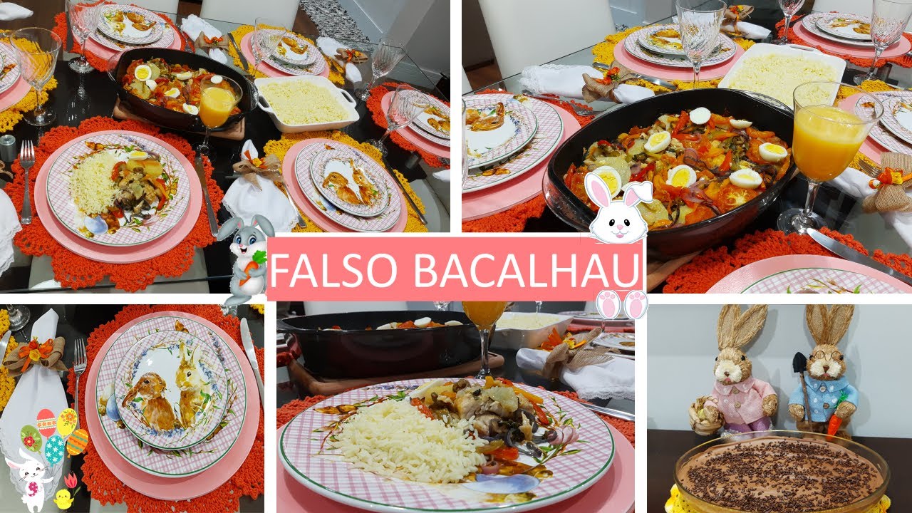 SUGESTÃO DE ALMOÇO PARA PÁSCOA