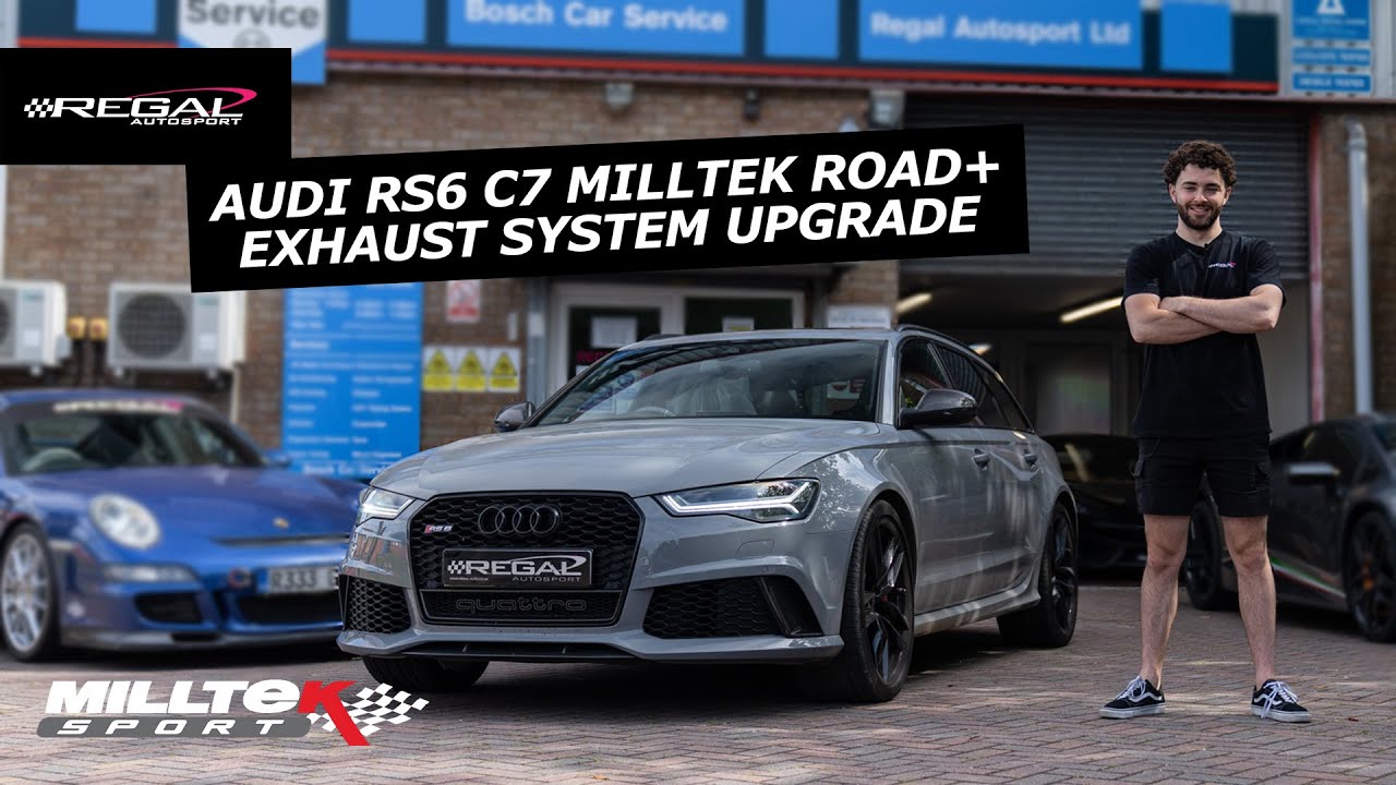 C7 RS6 Exhaust - Milltek Resonated Road+ Exhaust System [with before and after sounds]
