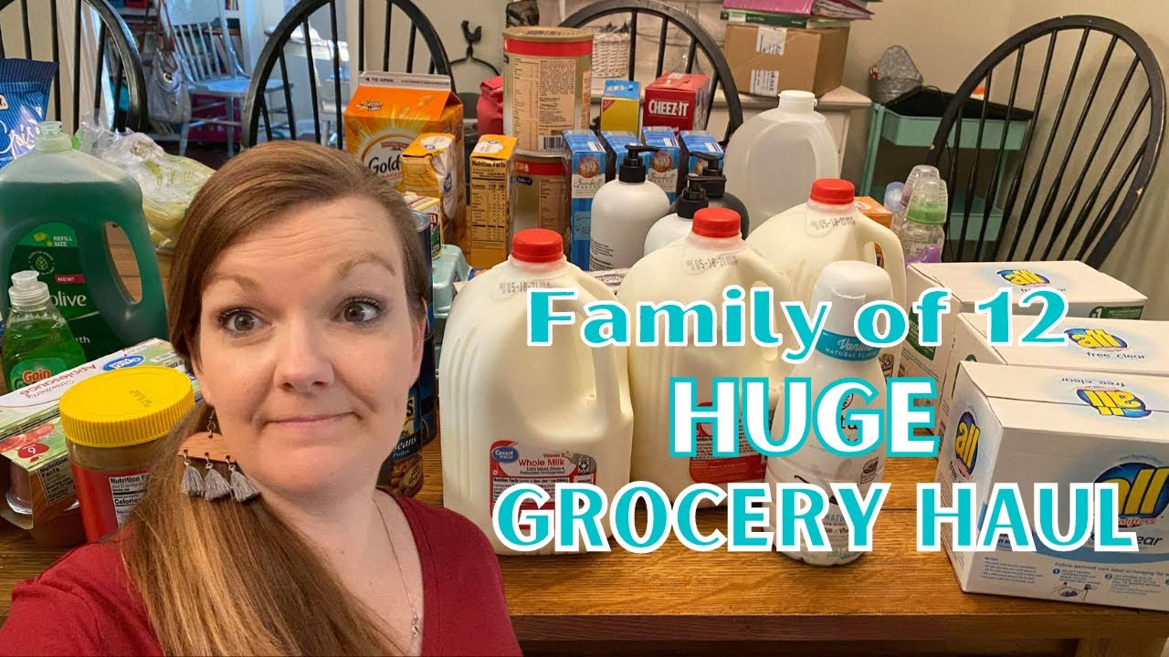 Large Family Grocery Haul || Family of 12 Grocery Haul